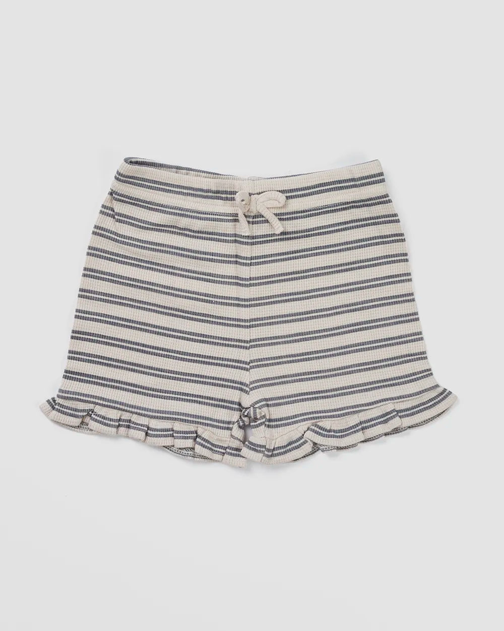 סט חולצה ומכנס קצר פיקה Stripes | אבן