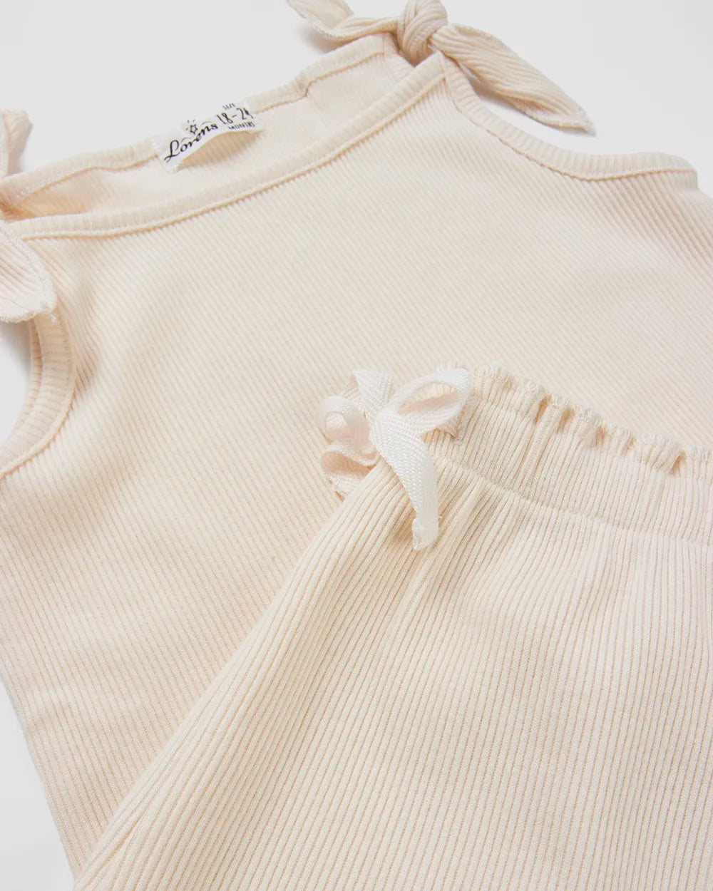 גופיה + מכנס קצר ריב Solid | אופוויט