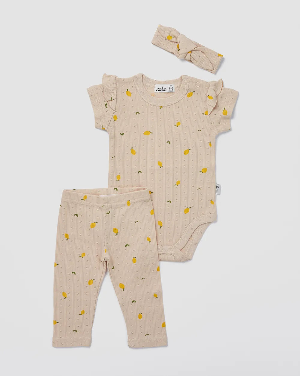 סט 3 חלקים פוינטל Lemons | מוקה