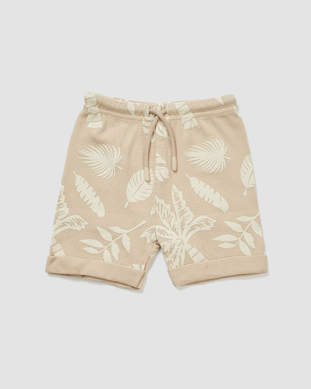 סט חולצה ומכנס קצר פיקה Leafs | קרם