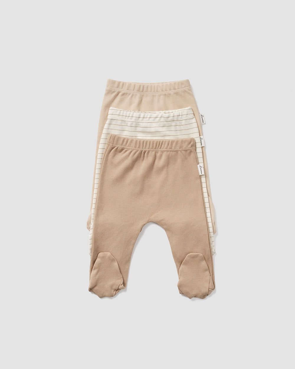 מארז 3 רגליות טריקו | קרם