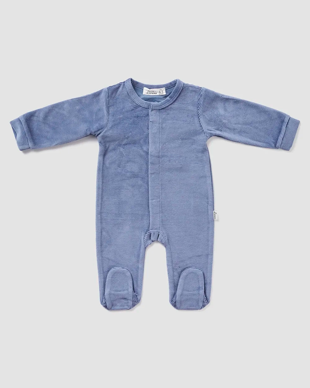 אוברול קטיפה stripes | כחול ג׳ינס