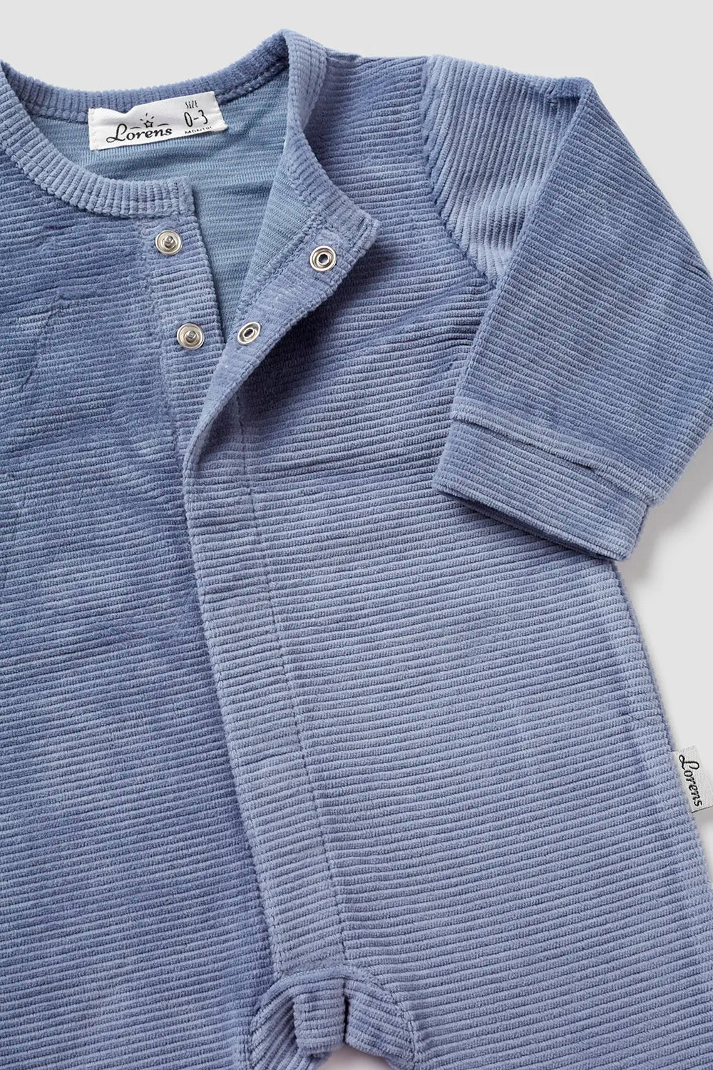 אוברול קטיפה stripes | כחול ג׳ינס