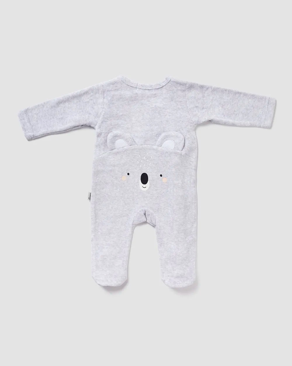 אוברול קטיפה Koala | אפור מלאנג׳