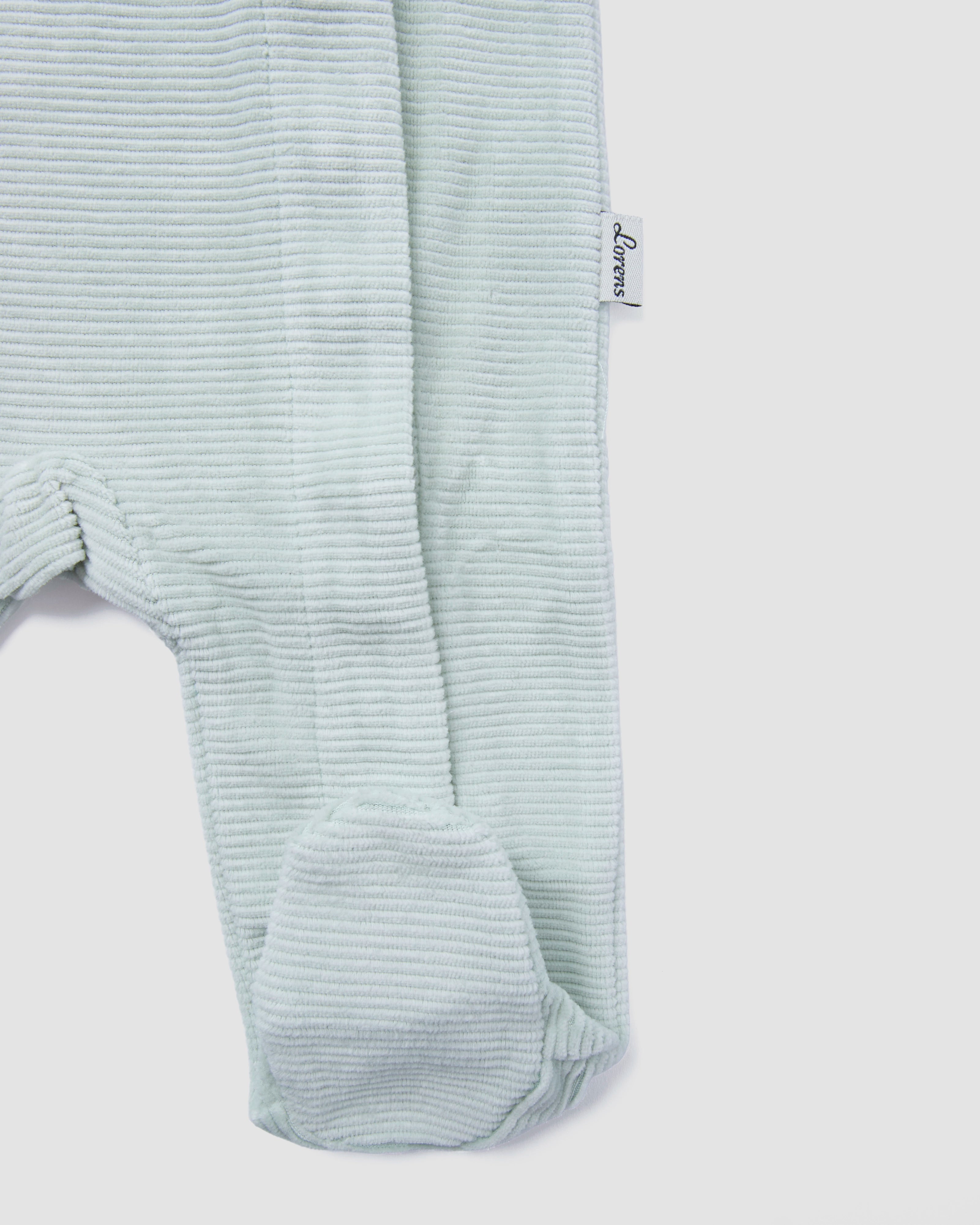 אוברול קטיפה קפוצ׳ון אוזני דובי | מנטה