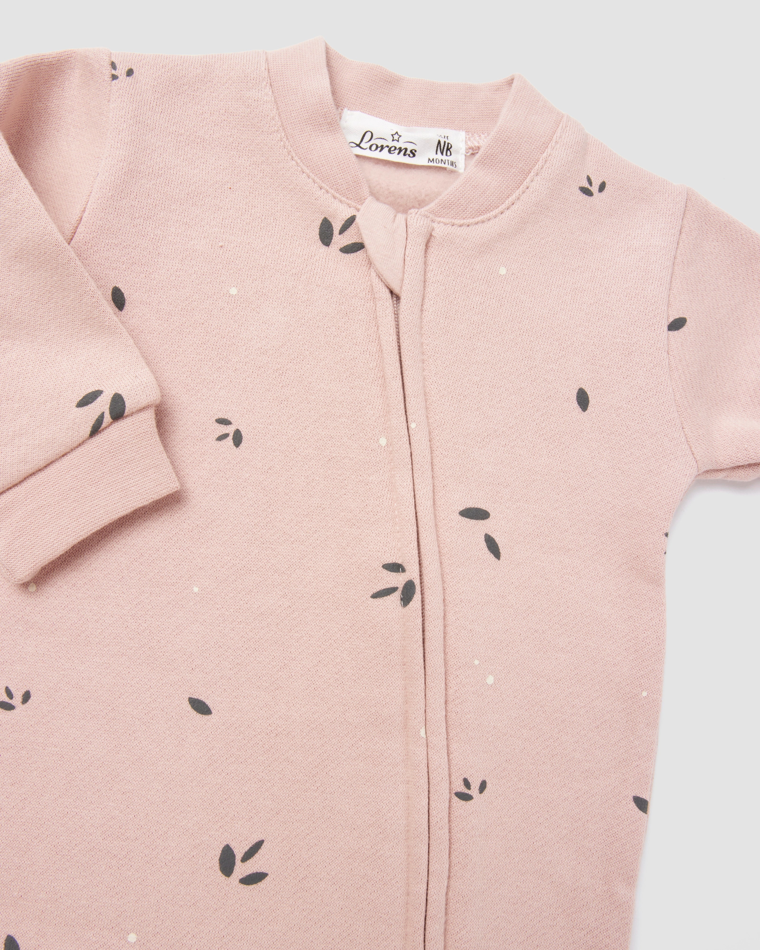 אוברול פוטר Leaves | ורוד עתיק