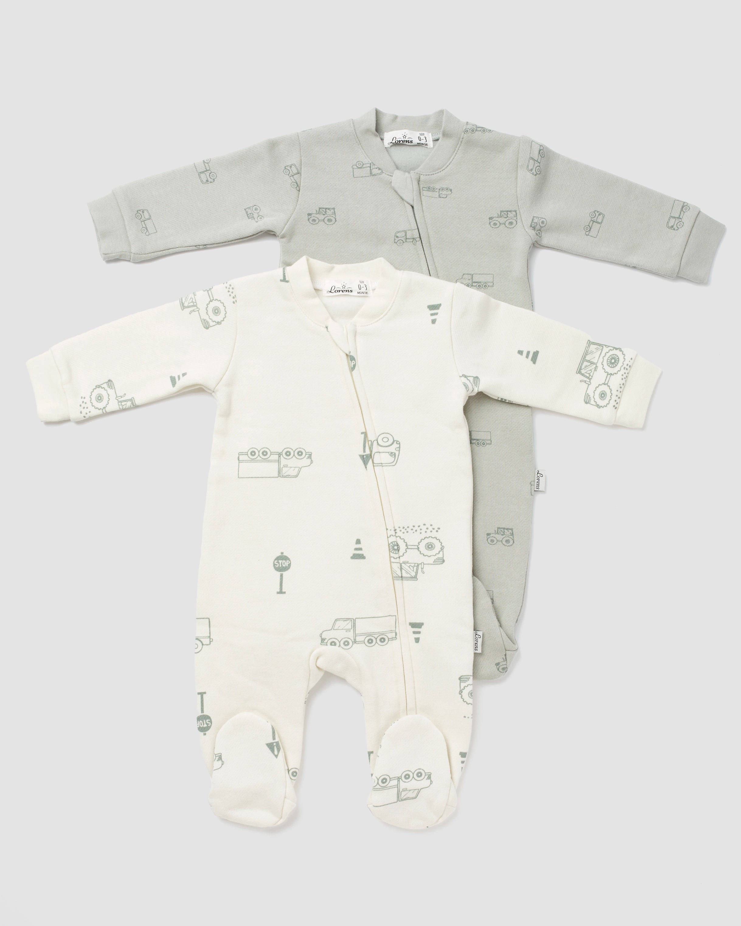 מארז זוג אוברולים פוטר Cars | מנטה