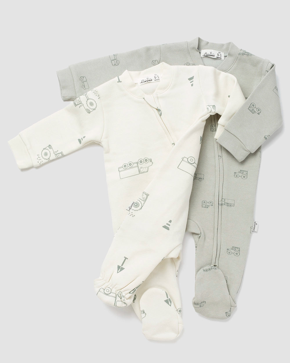 מארז זוג אוברולים פוטר Cars | מנטה