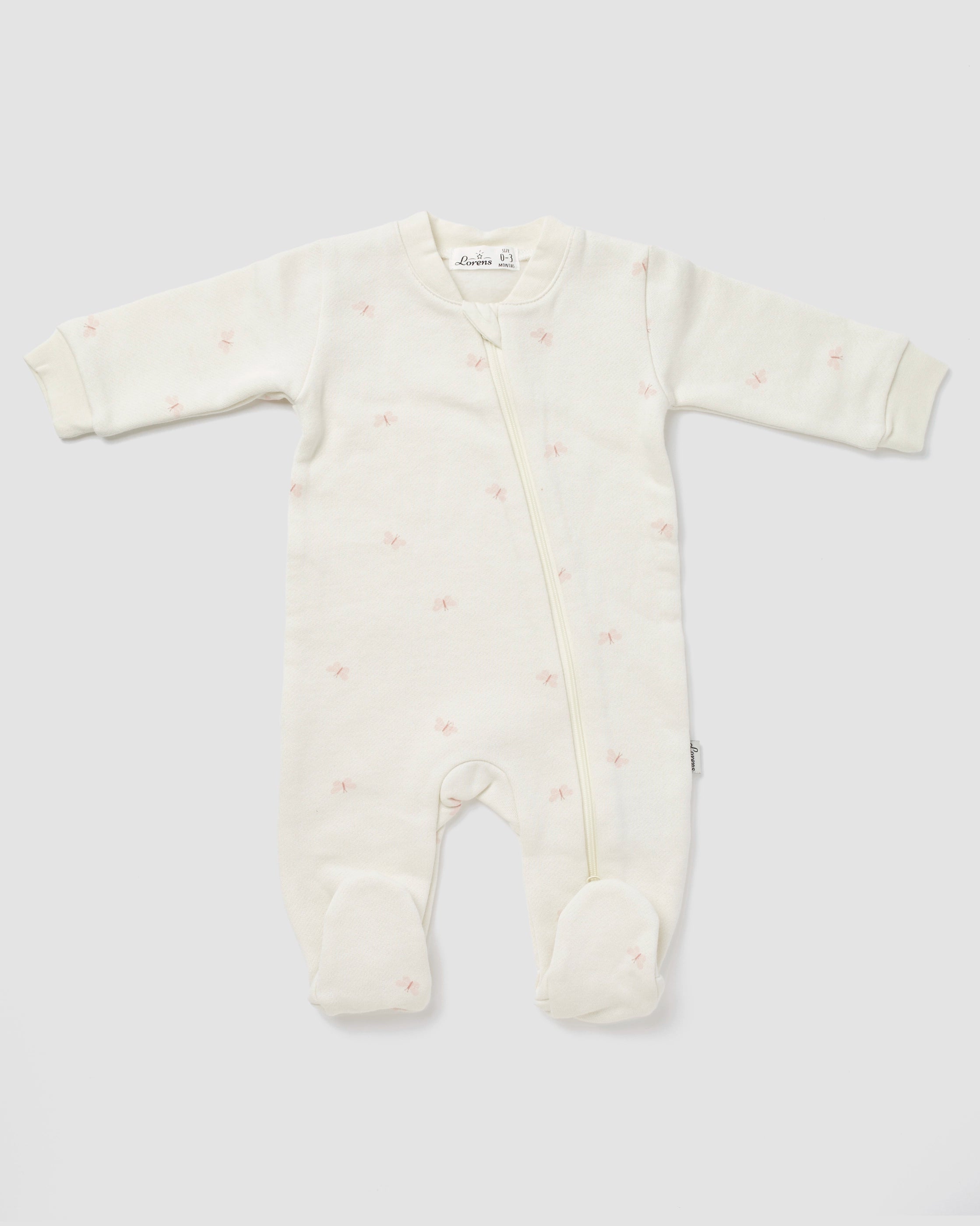 מארז זוג אוברולים פוטר Butterflies | ורוד