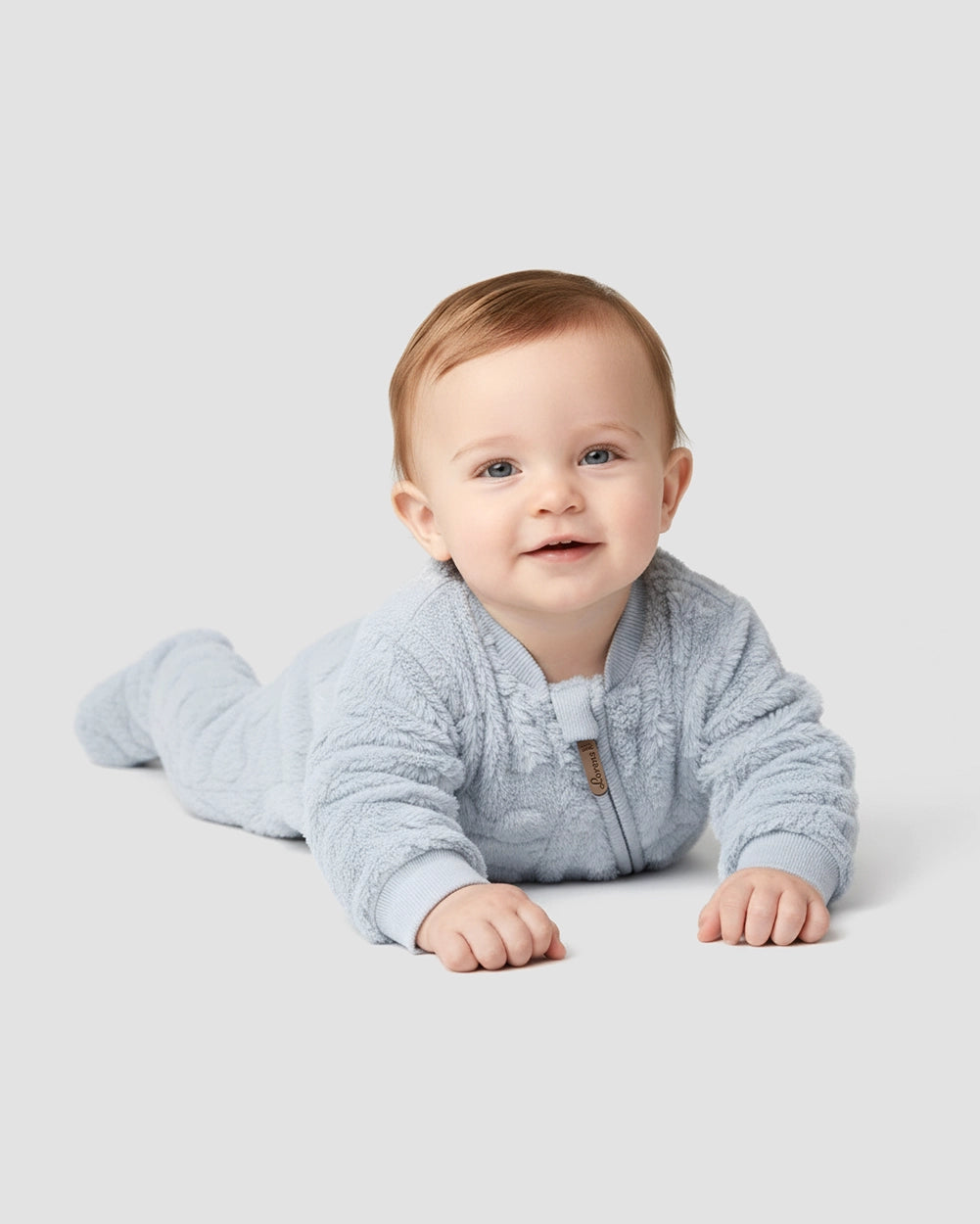 אוברול פרווה דובים | תכלת