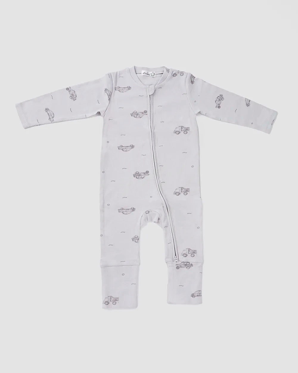 אוברול ריב Cars  | אפור