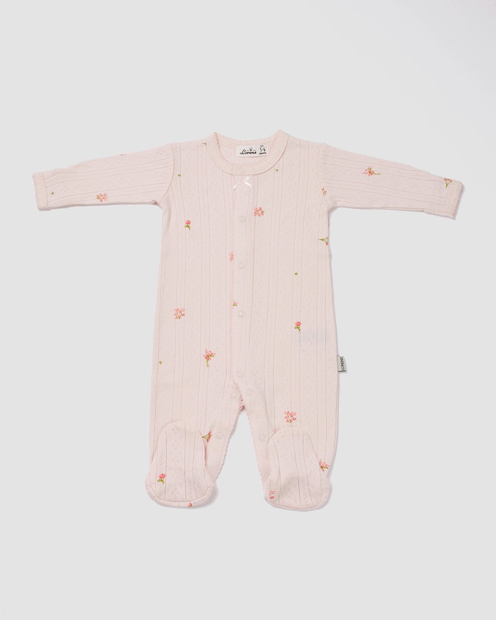 אוברול פוינטל Small Flower | ורוד