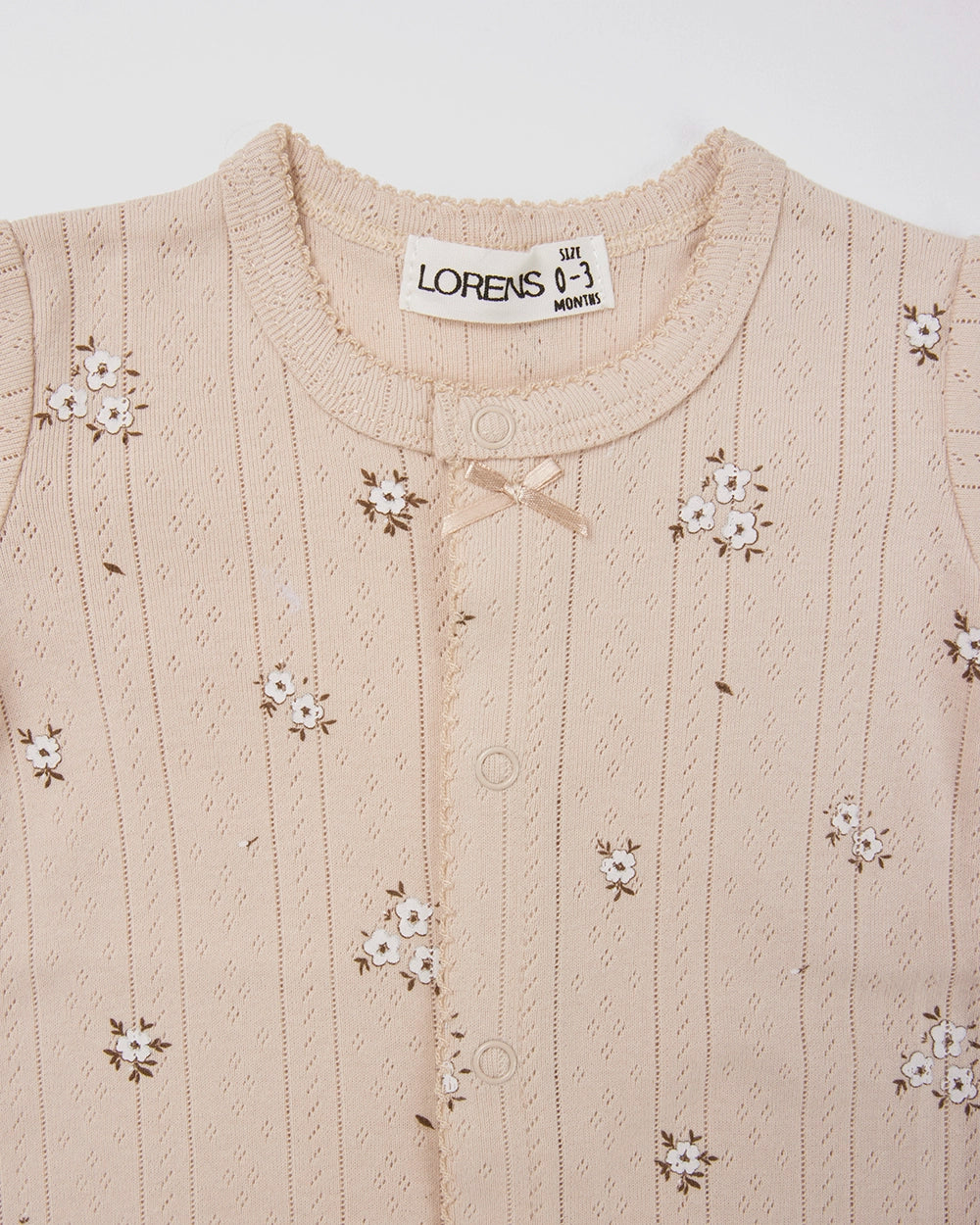 אוברול פוינטל White Flowers | חום