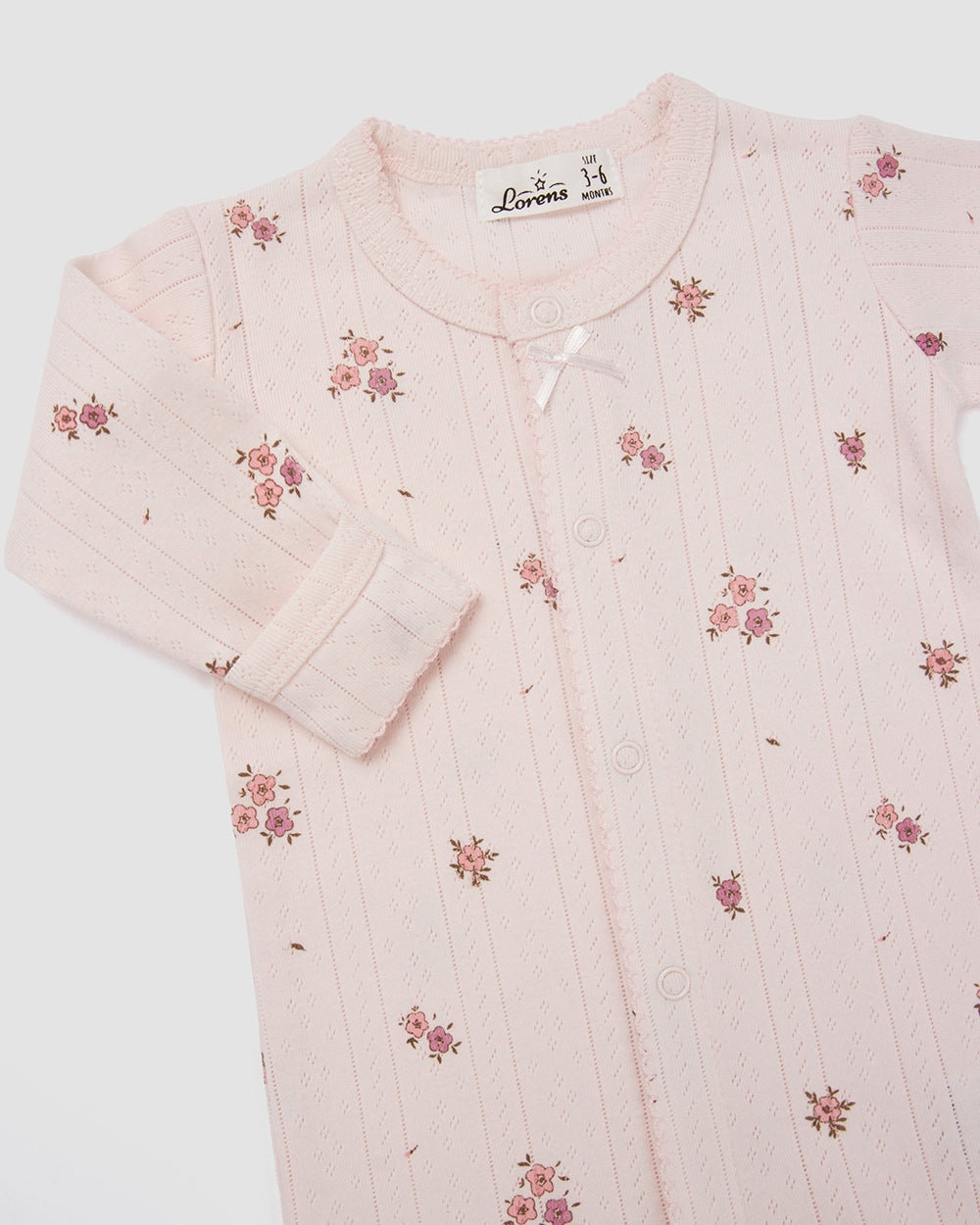 אוברול פוינטל Pink Flowers | ורוד