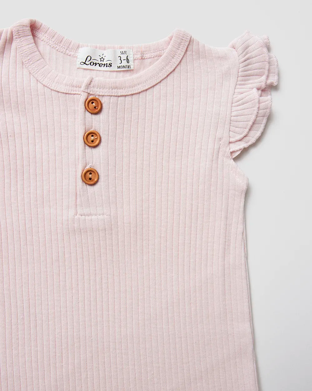 אוברול קצר ריב מלמלה | ורוד