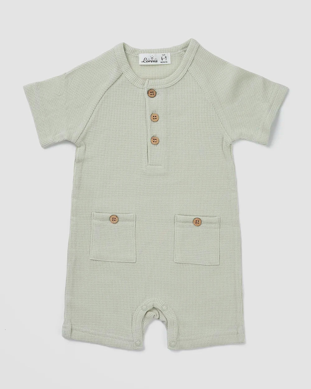 אוברול קצר חלק פיקה |  מנטה