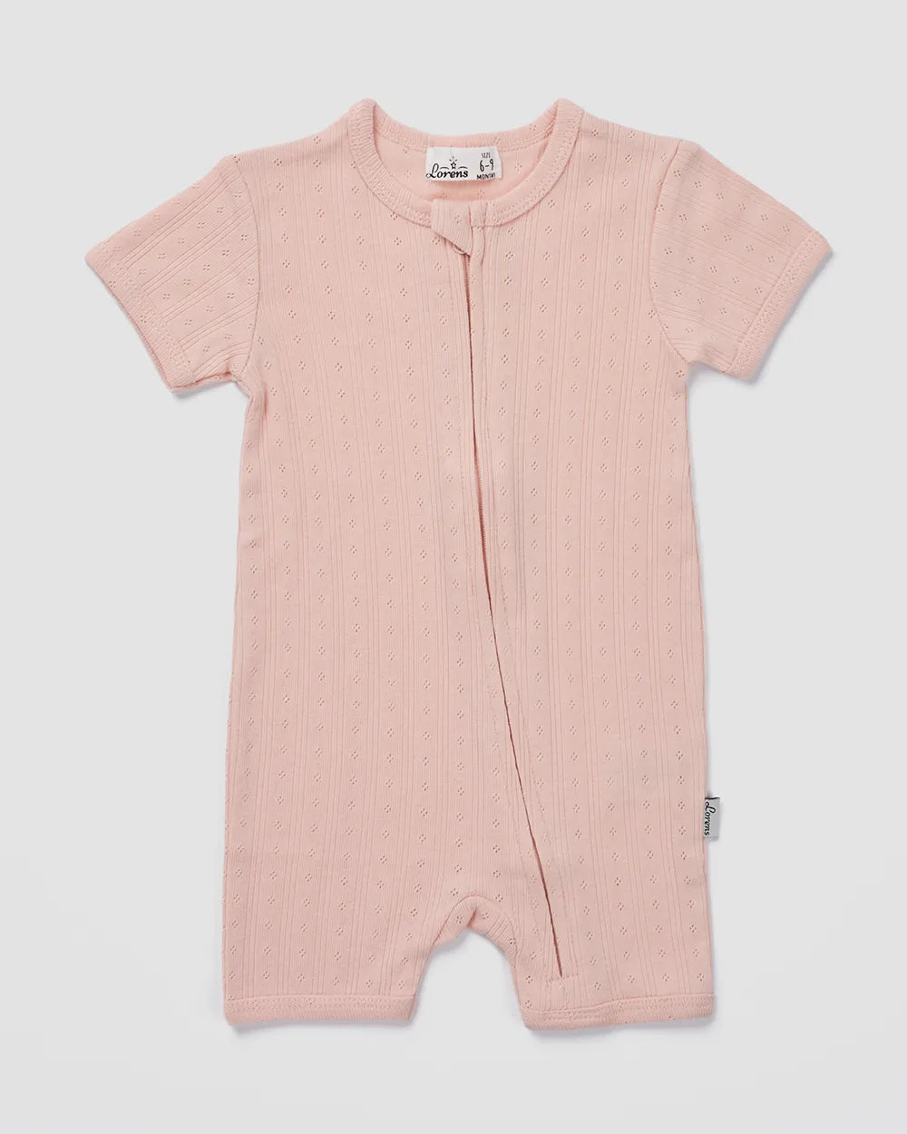 אוברול קצר פוינטל rhombus | ורוד