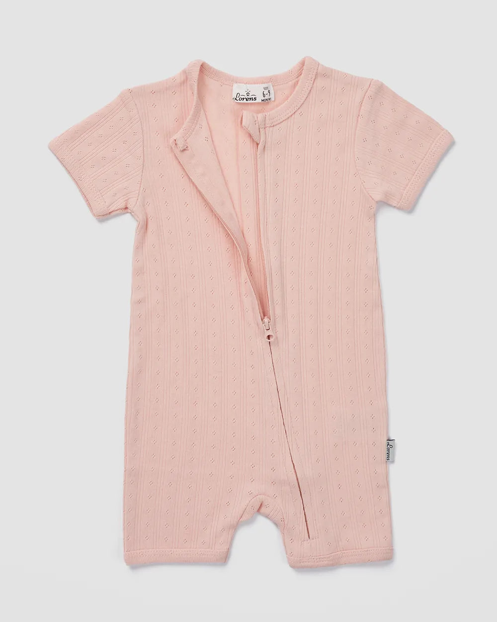 אוברול קצר פוינטל rhombus | ורוד