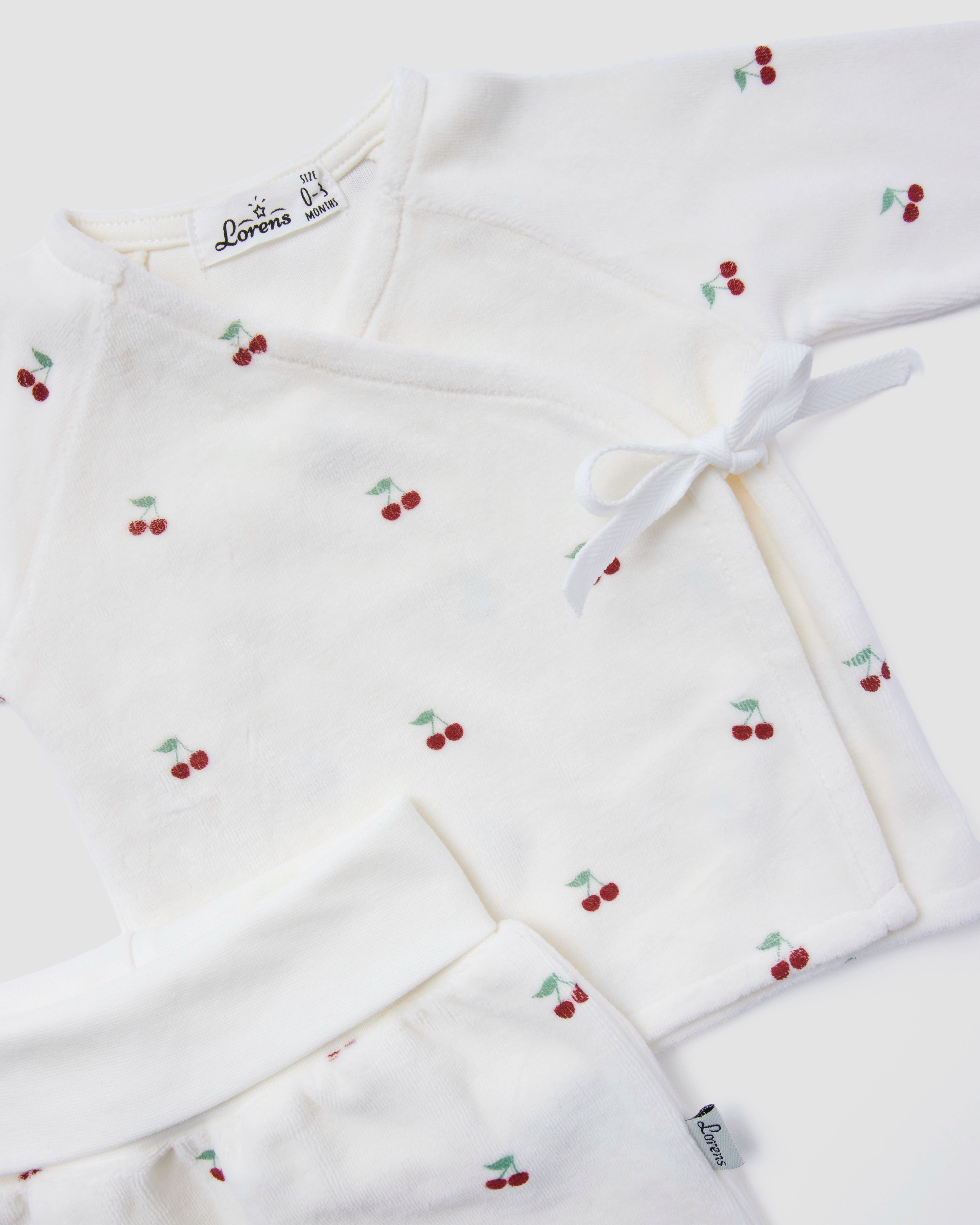 חזיה מעטפת ורגלית קטיפה Cherry | אופוויט