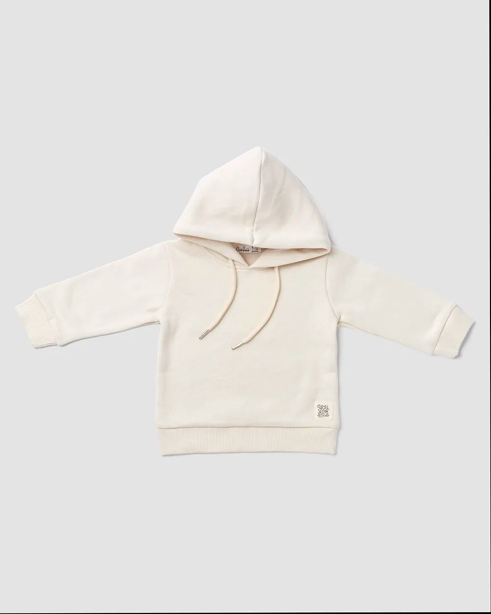 חליפת קפוצ׳ון מבד פוטר Hoodie | קרם