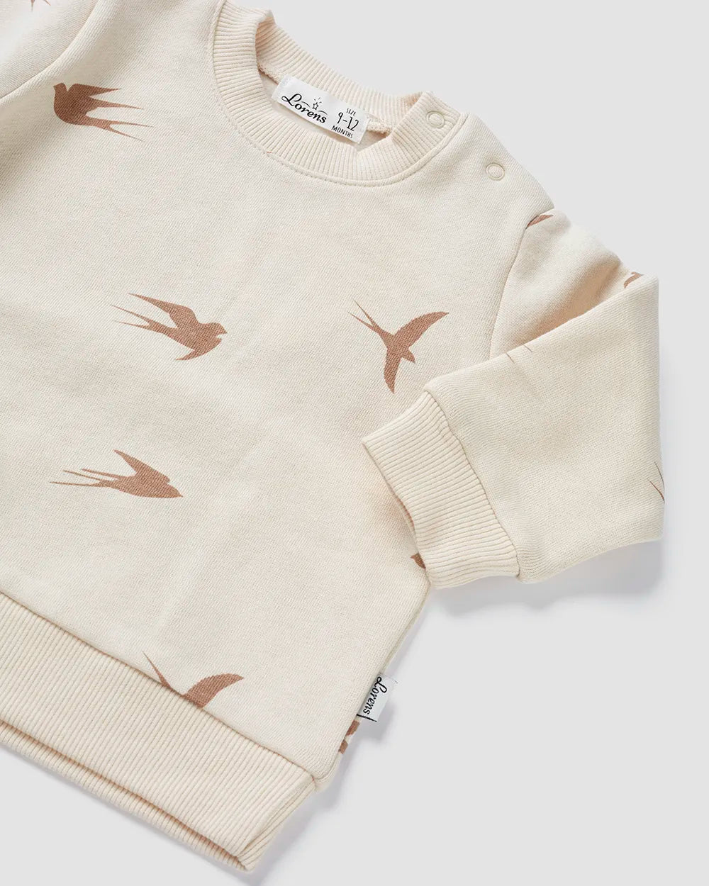 חליפה מבד פוטר Birds | קרם