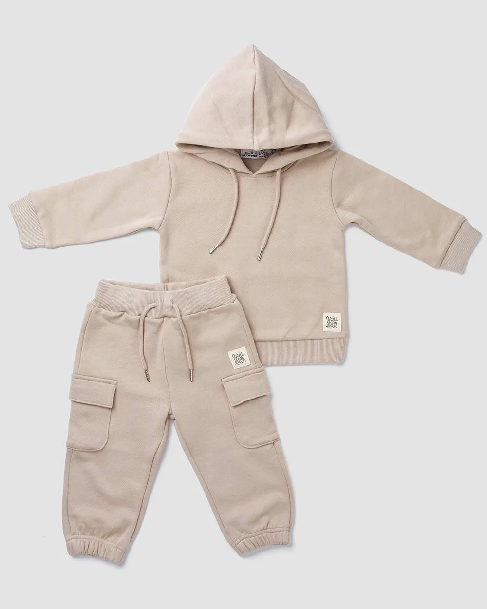 חליפת קפוצ׳ון מבד פוטר Hoodie | מוקה