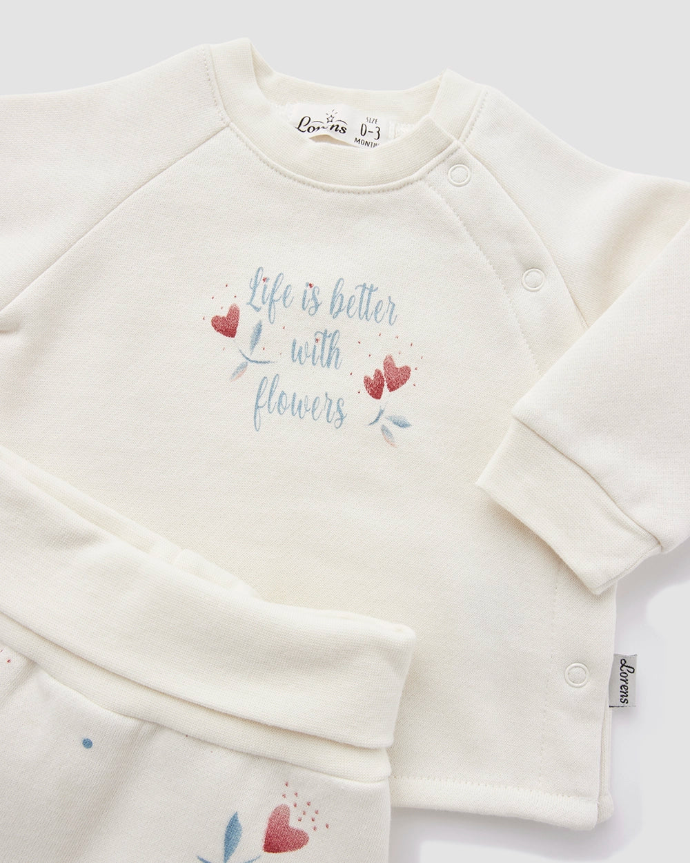 חזיה ומכנסי קיפול מבד פוטר Flowers | אופוויט