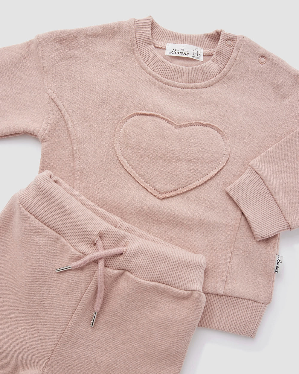 חליפה מבד פוטר Heart | ורוד עתיק