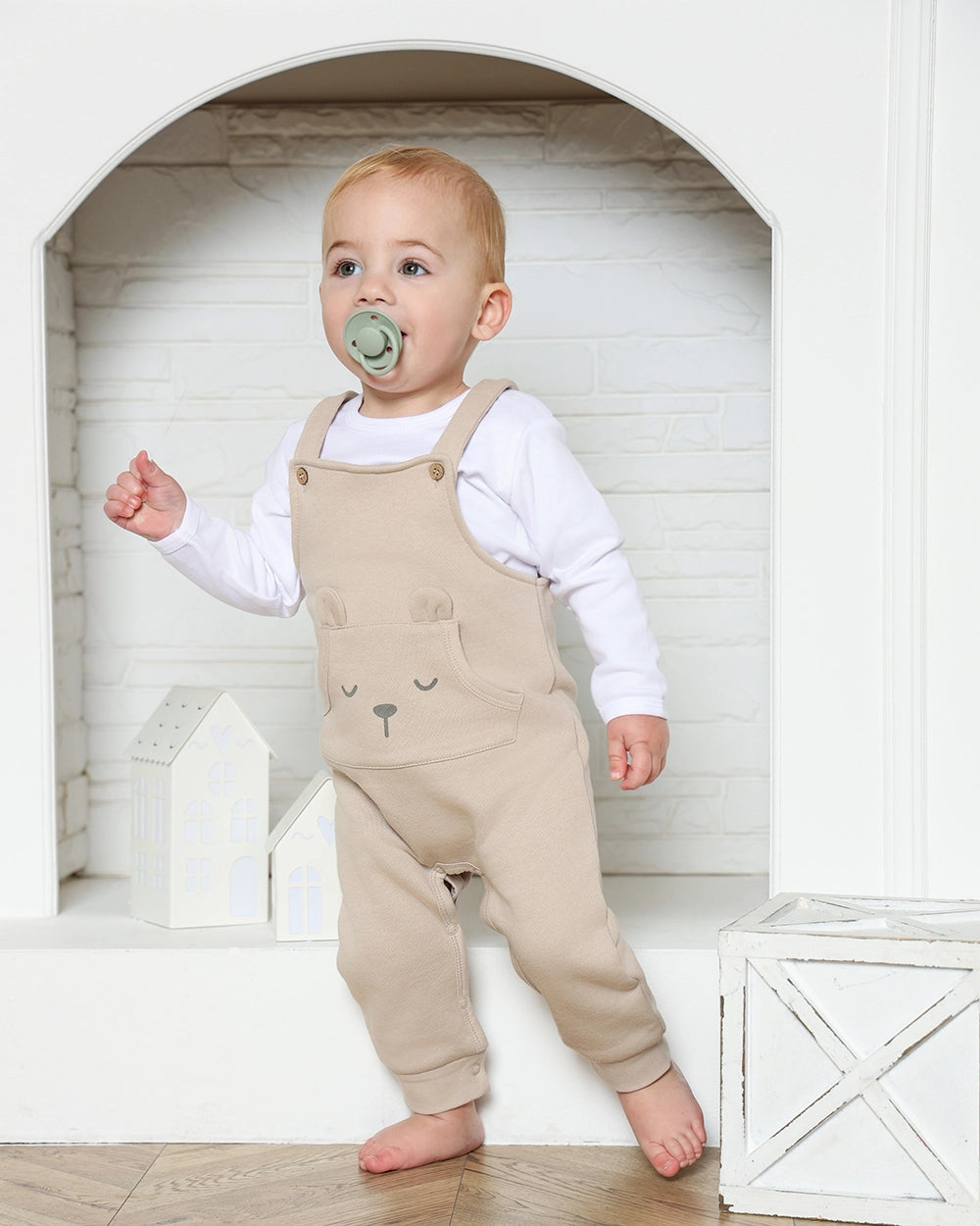 סרבל פוטר pocket bear - מוקה