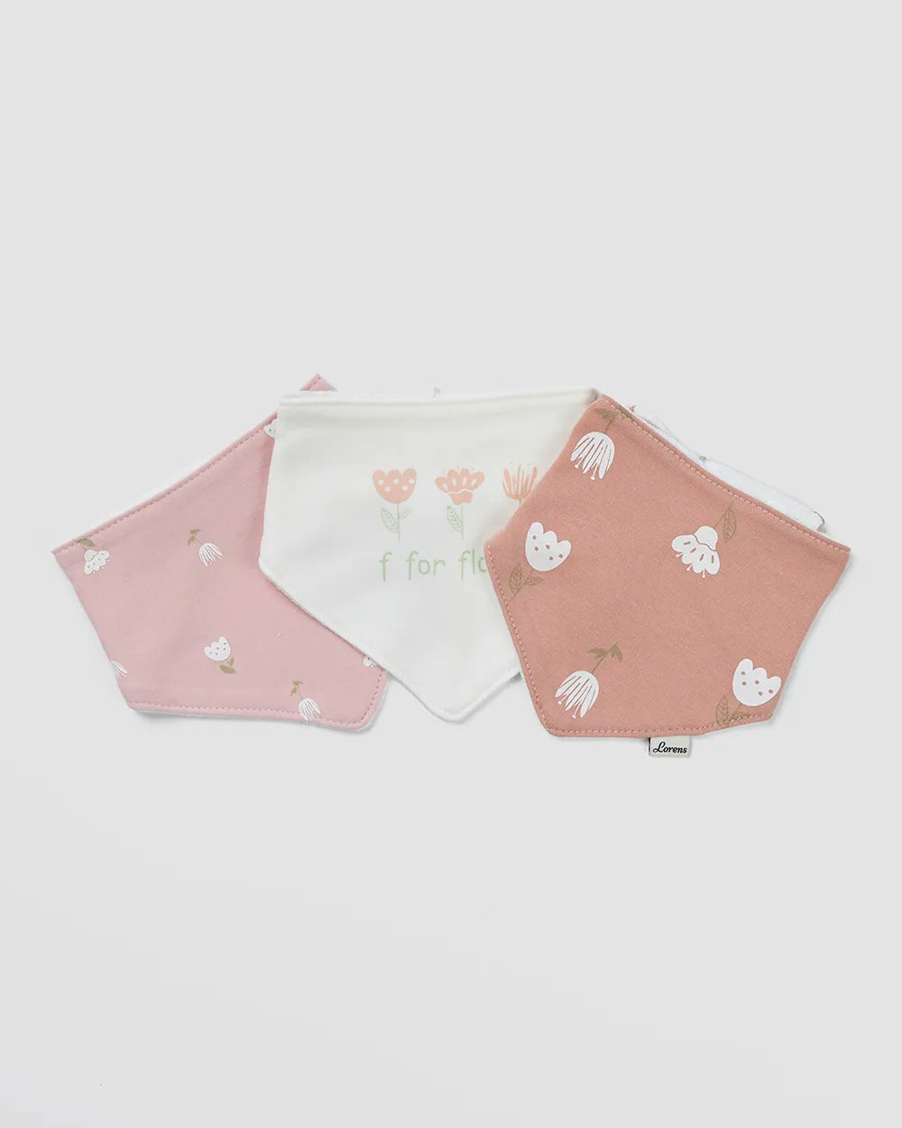 3 סינרי בנדנה for flowers | ורוד ואופוויט