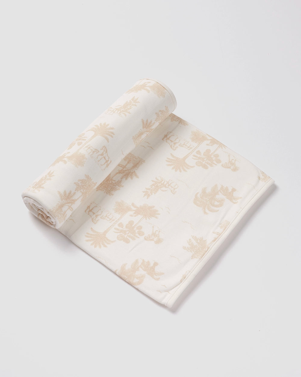 שמיכה מבד טריקו Safari | מוקה