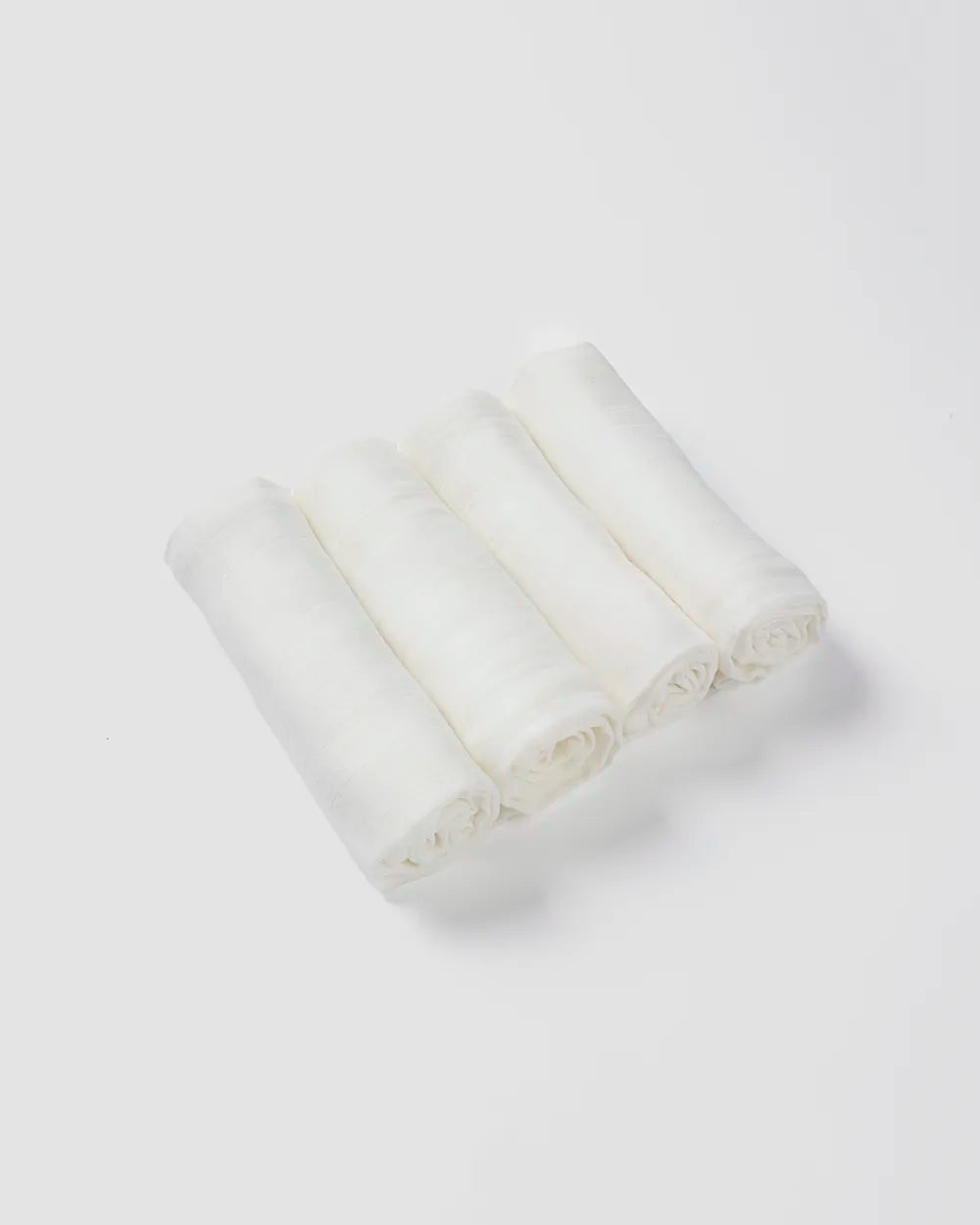 מארז 4 חיתולי טטרא 70X70 | לבן