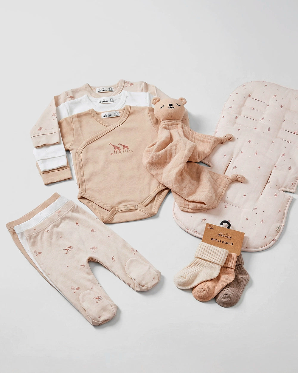 מארז לידה | Giraffe & Cream