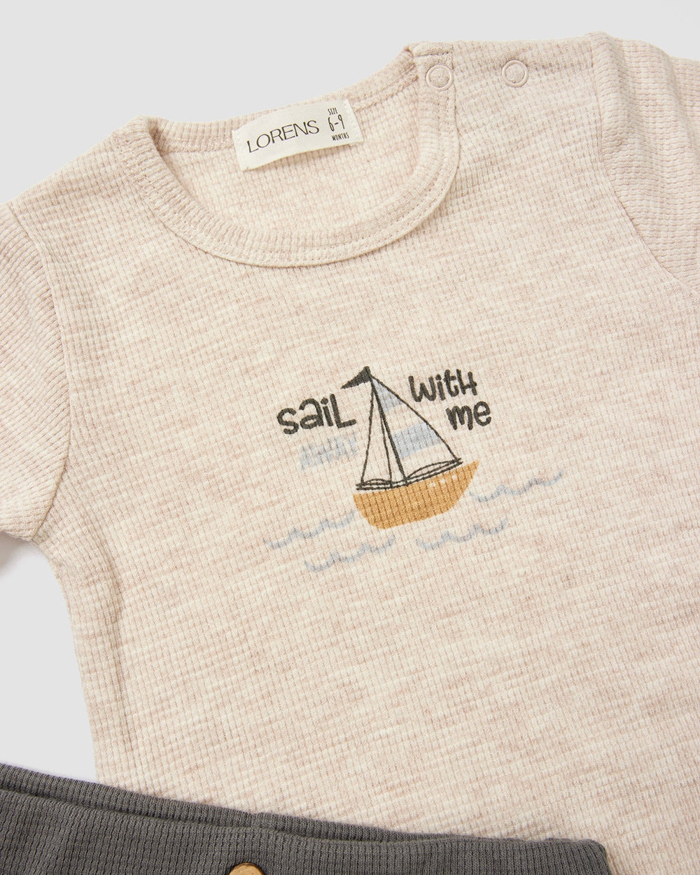 בגד גוף + מכנס קצר פיקה Boats | מלאנג׳