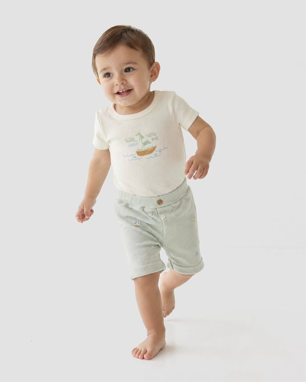 בגד גוף + מכנס קצר פיקה Boats | אופוויט