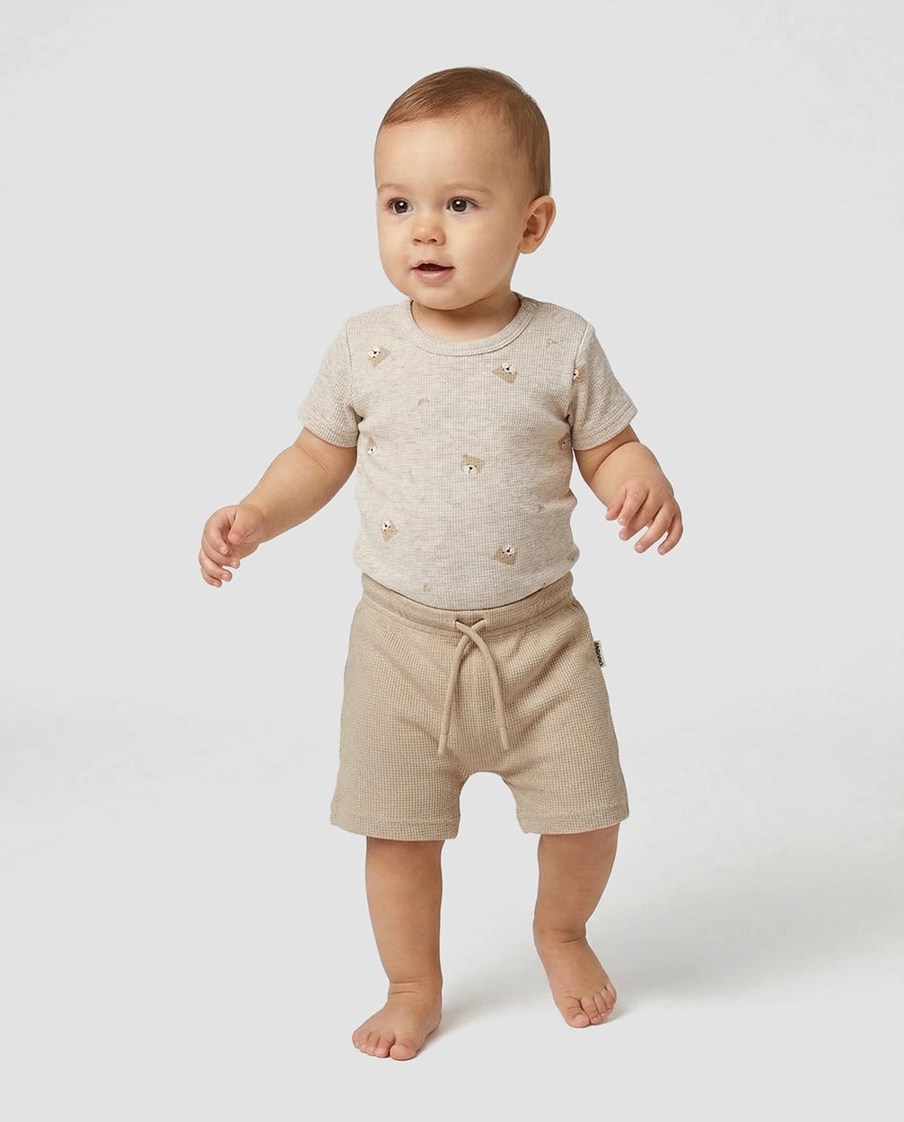 בגד גוף + מכנס קצר פיקה Bears | מלאנג׳