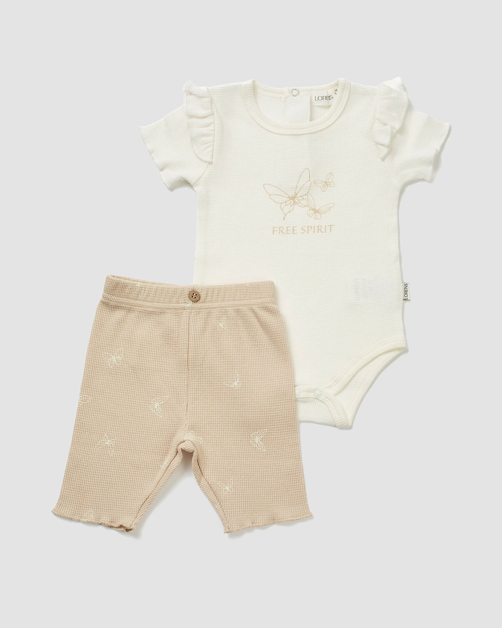 בגד גוף + מכנס קצר פיקה Butterfly | אופוויט