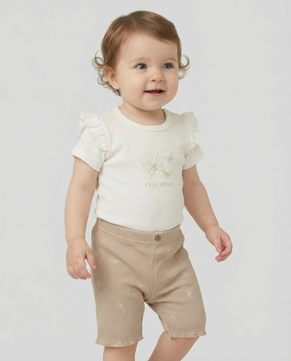 בגד גוף + מכנס קצר פיקה Butterfly | אופוויט