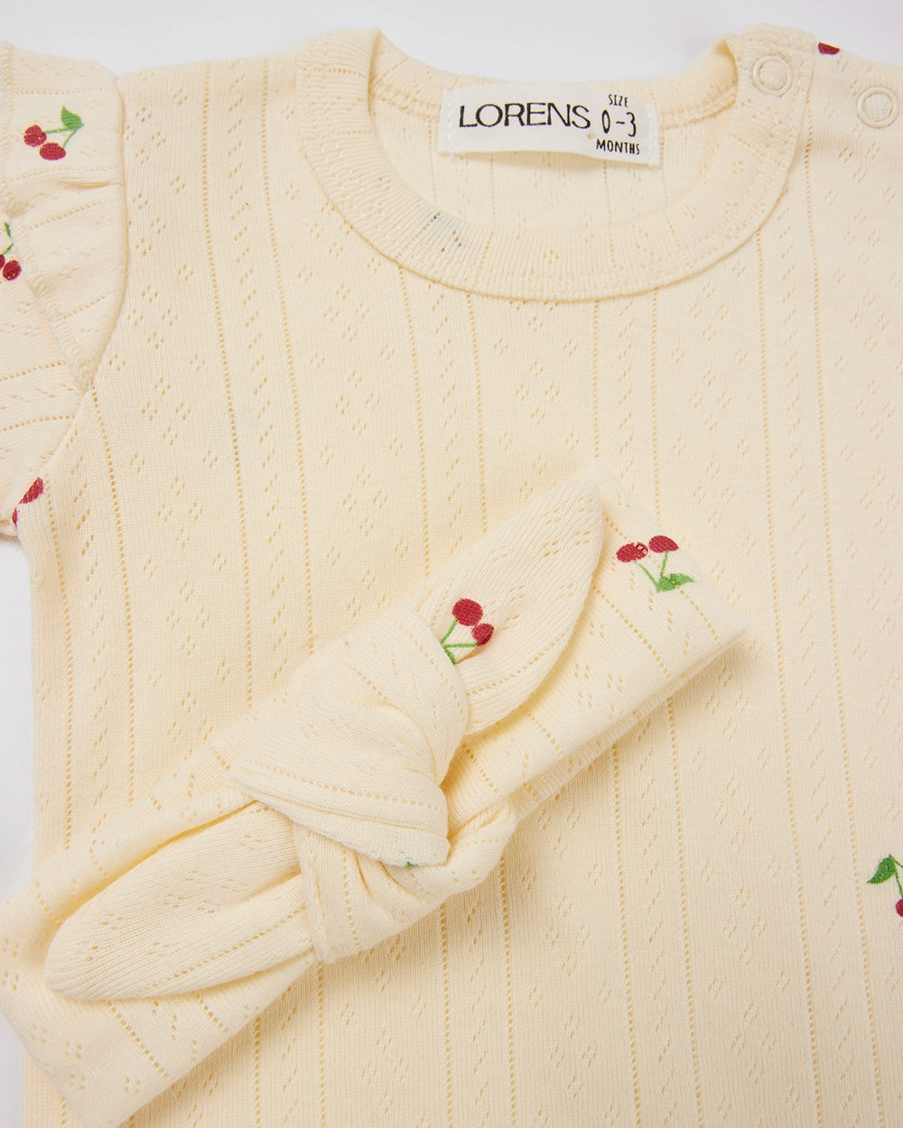 סט 3 חלקים פוינטל Cherrys | צהוב