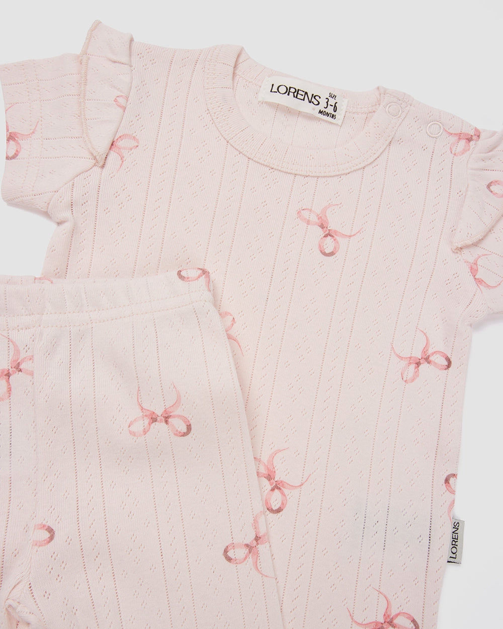 סט 3 חלקים פוינטל Bows | ורוד