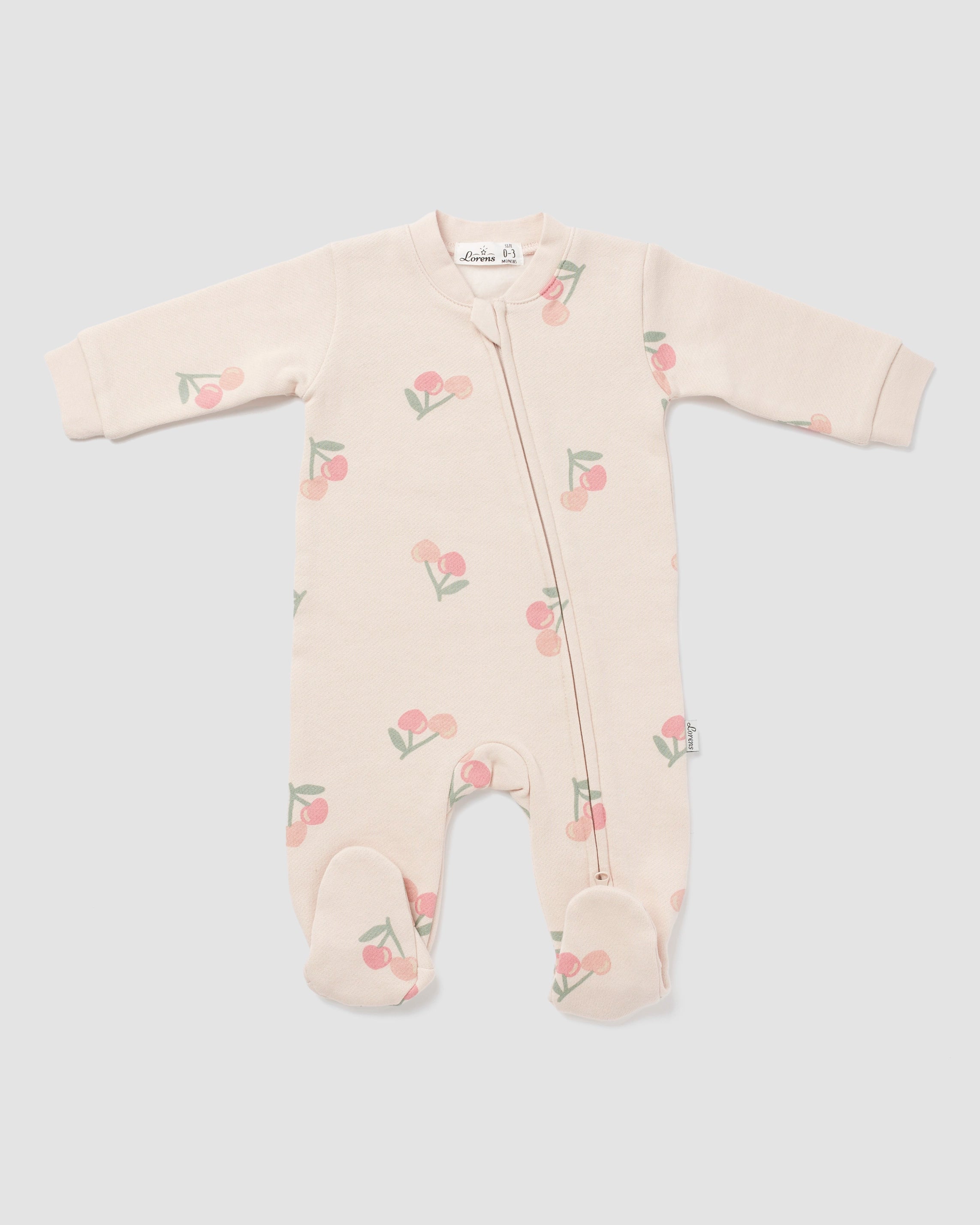 אוברול פוטר Cherries | ורוד