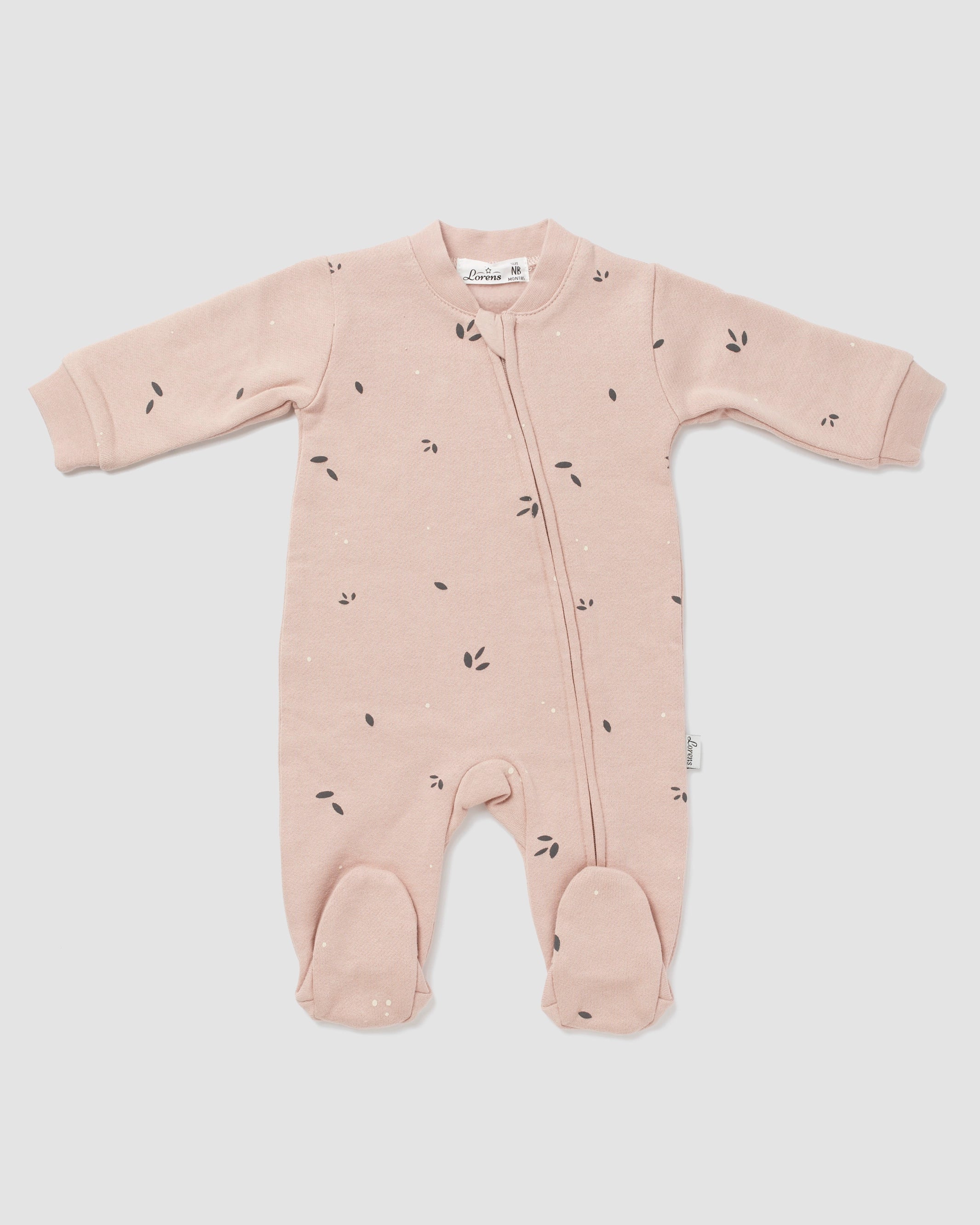 אוברול פוטר Leaves | ורוד עתיק