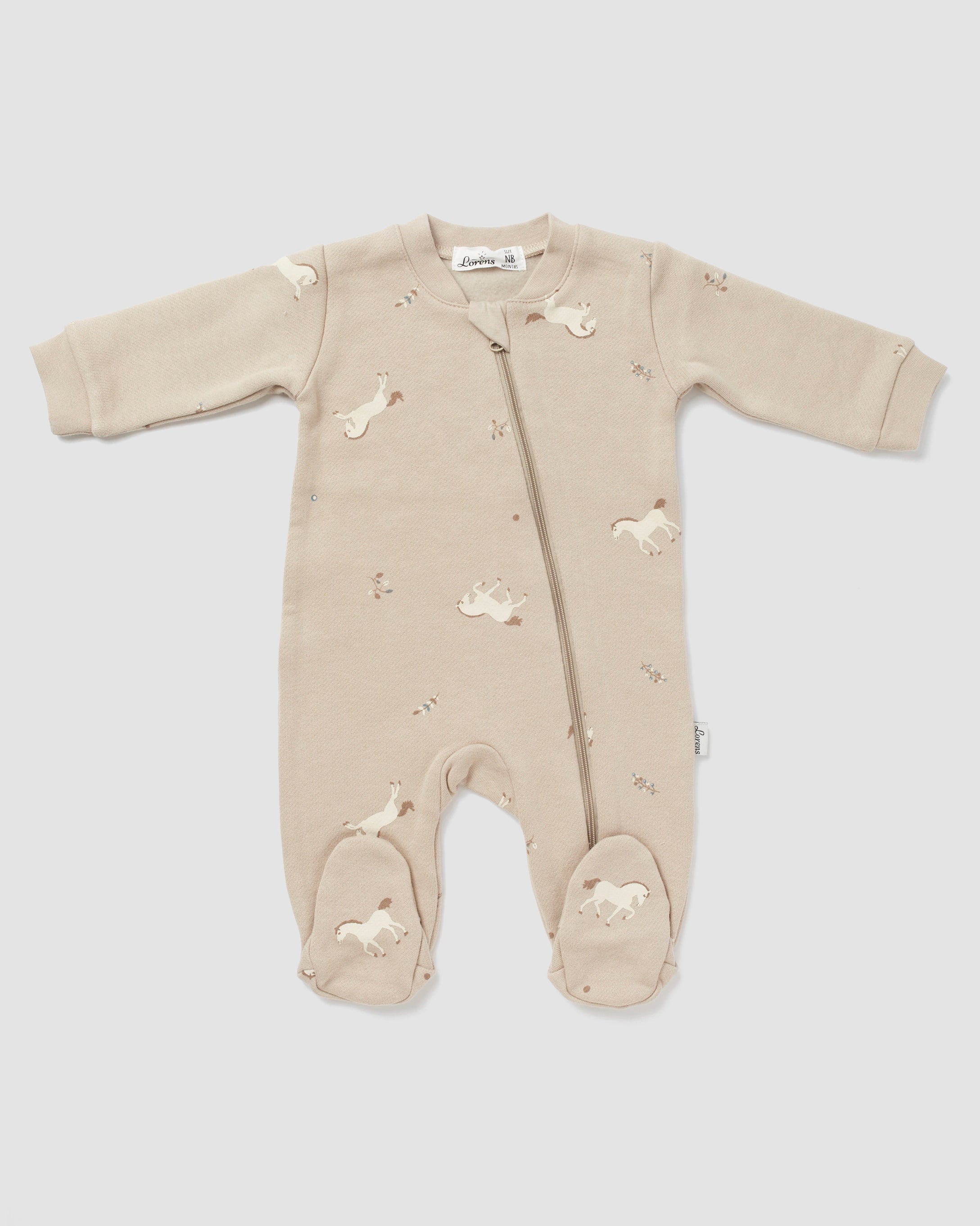 מארז זוג אוברולים פוטר Horses | מוקה