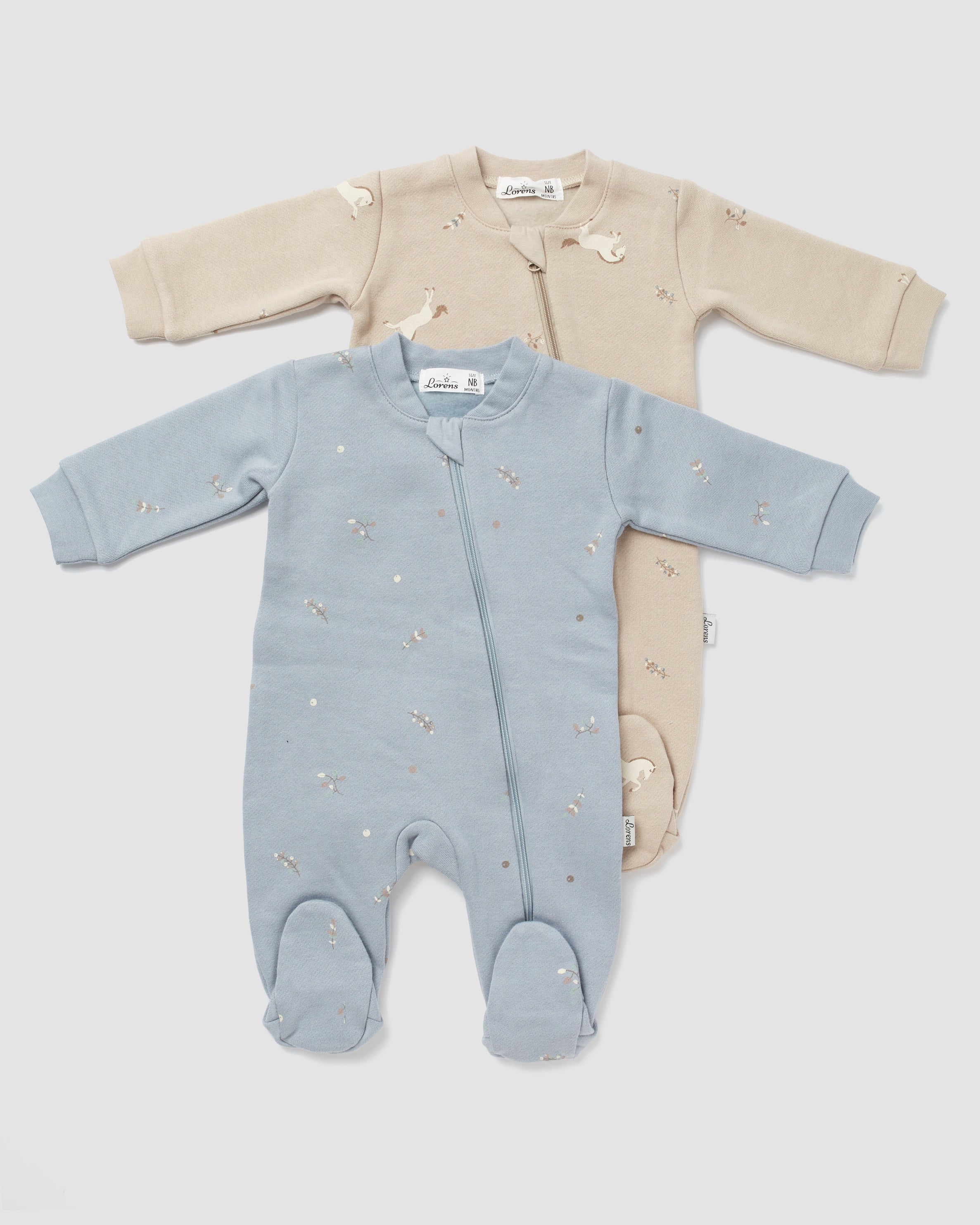 מארז זוג אוברולים פוטר Horses | מוקה