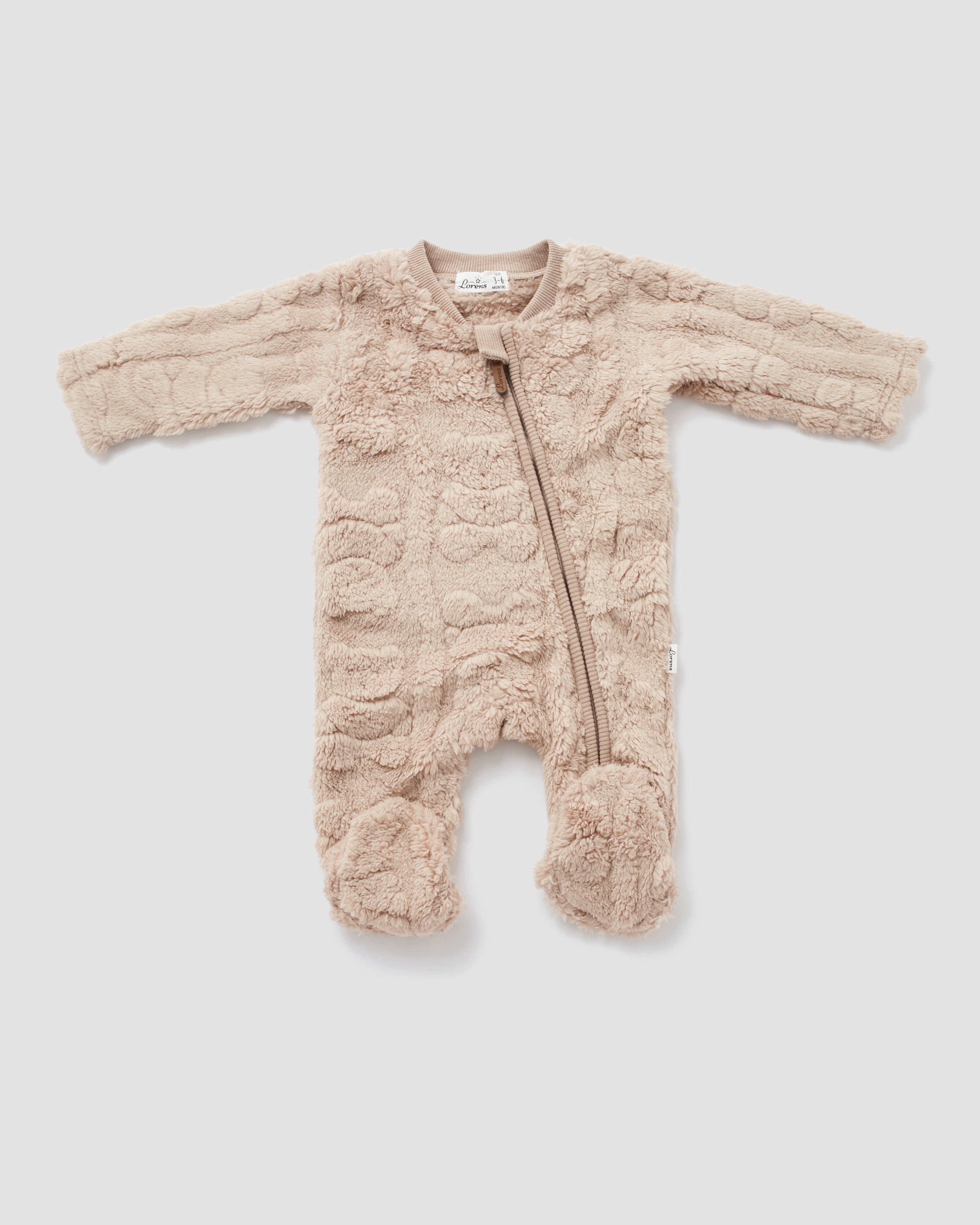 אוברול פרווה דובים | מוקה