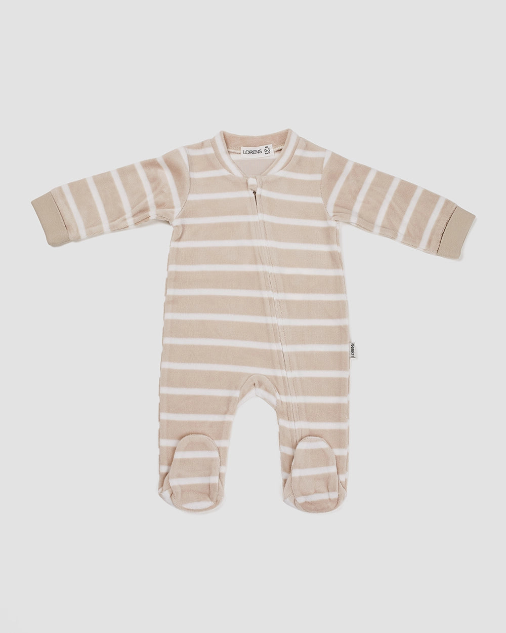 אוברול קטיפה Y/D STRIPES | מוקה
