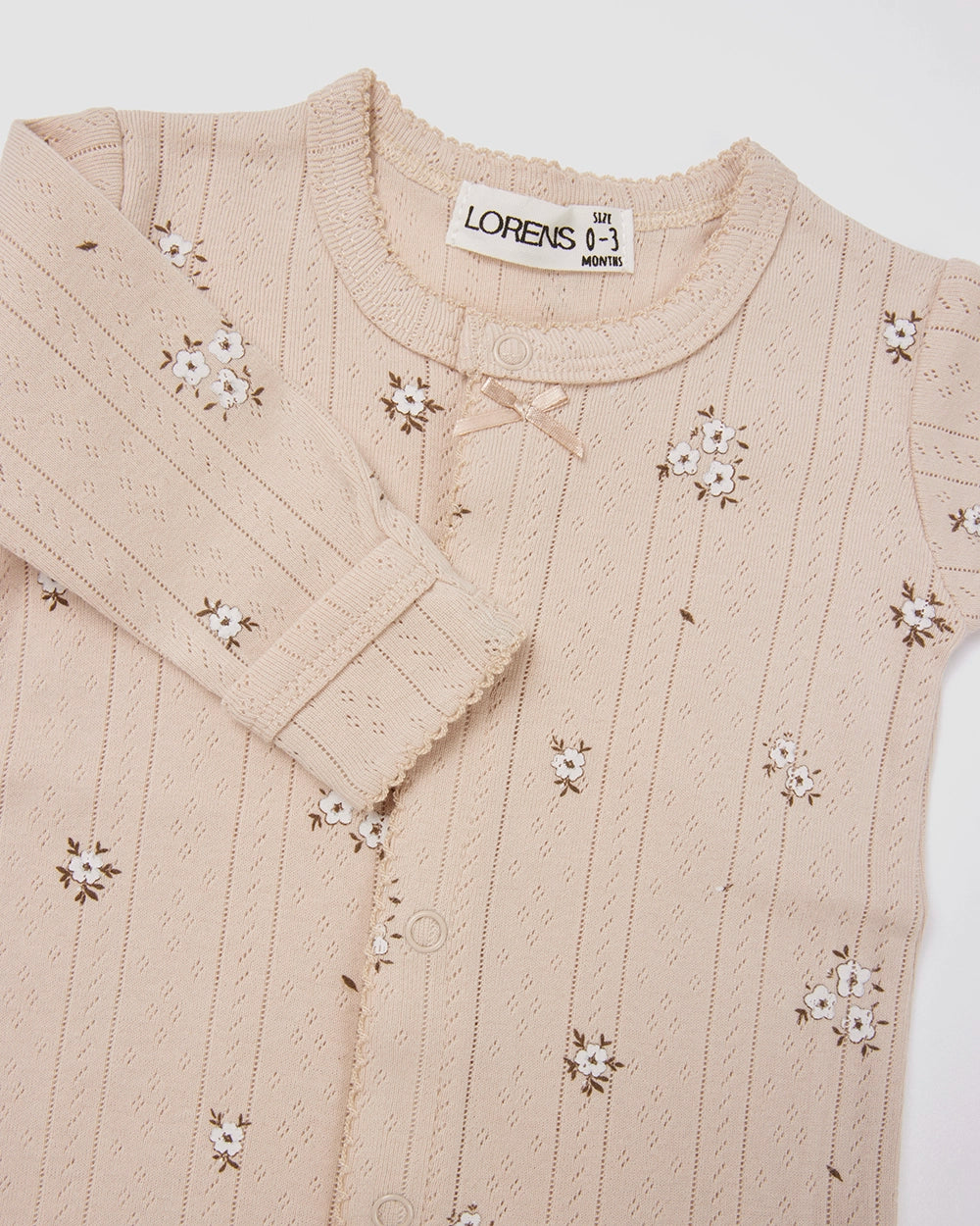 אוברול פוינטל White Flowers | חום