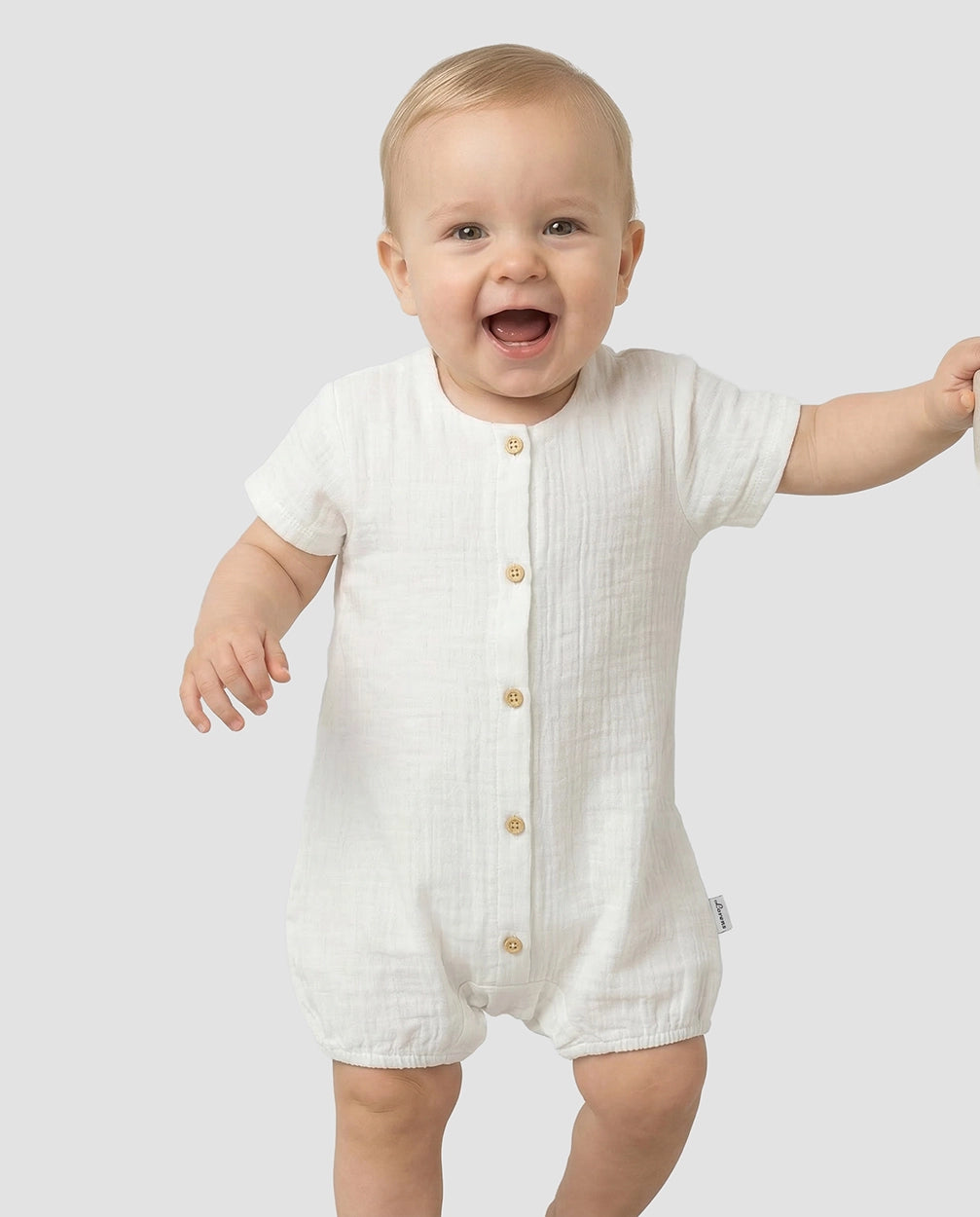 אוברול קצר טטרא | לבן