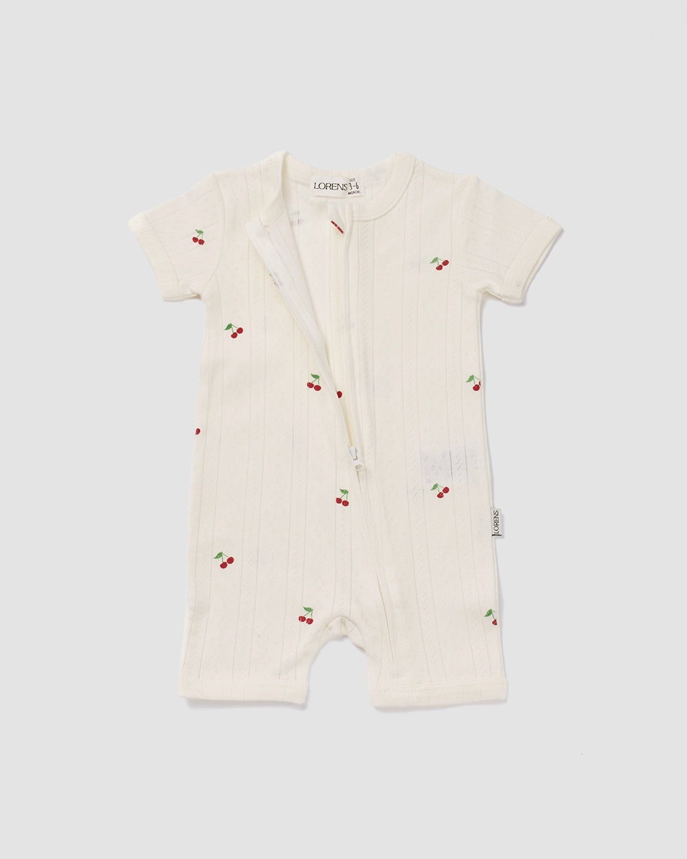 מארז זוג אוברולים קצר פוינטל Cherrys | אופוויט וצהוב