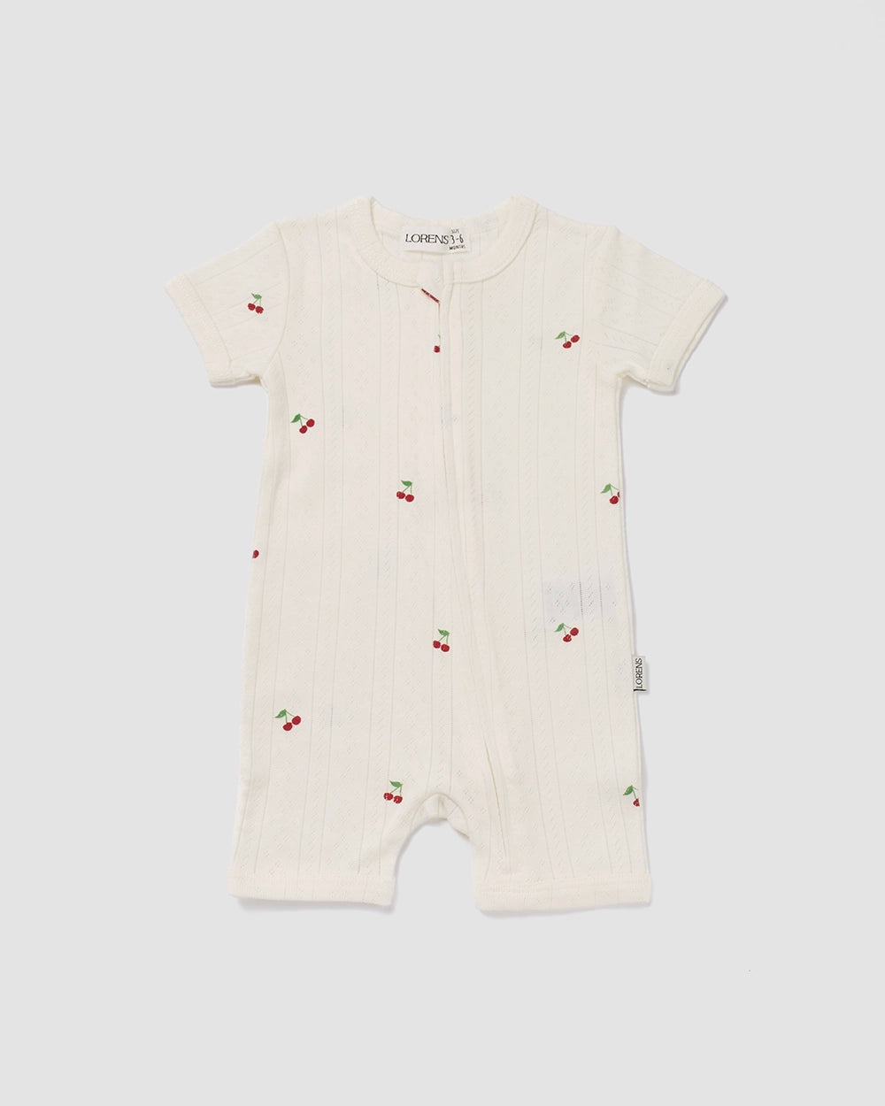 מארז זוג אוברולים קצר פוינטל Cherrys | אופוויט וצהוב